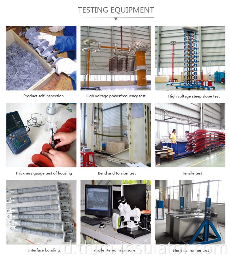 Insulator silang komposit tegangan tinggi